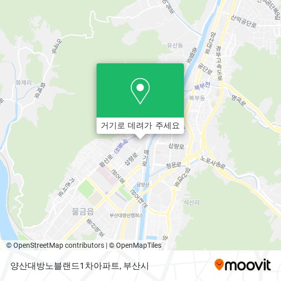 양산대방노블랜드1차아파트 지도