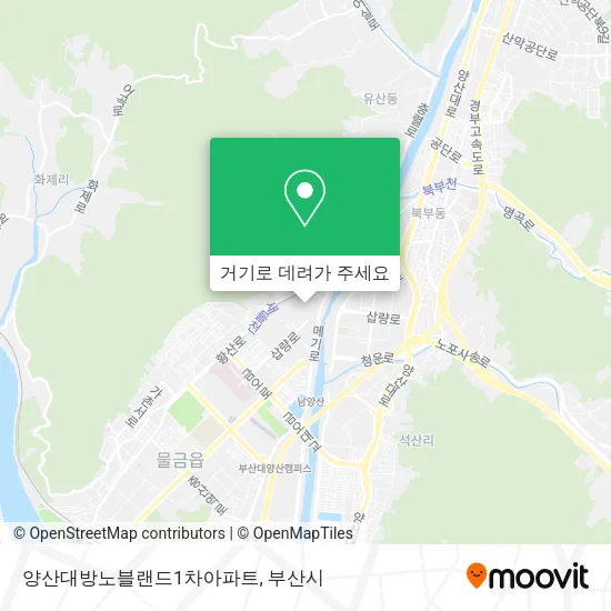 양산대방노블랜드1차아파트 지도