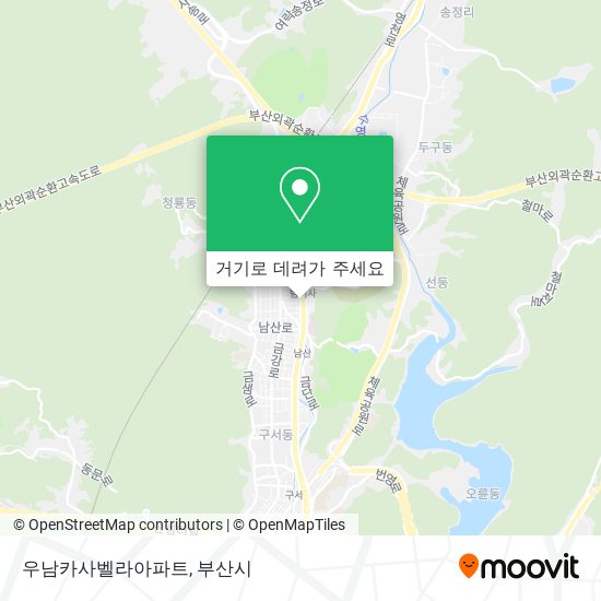 우남카사벨라아파트 지도
