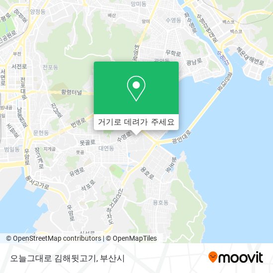 오늘그대로 김해뒷고기 지도