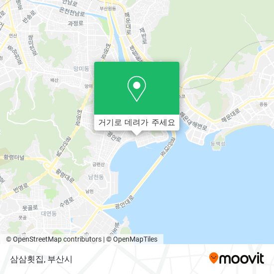 삼삼횟집 지도