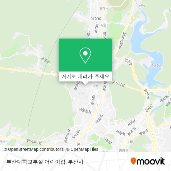 부산대학교부설 어린이집 지도