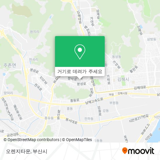 오렌지타운 지도