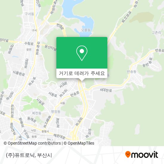 (주)퓨트로닉 지도