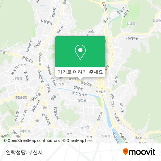 안락성당 지도