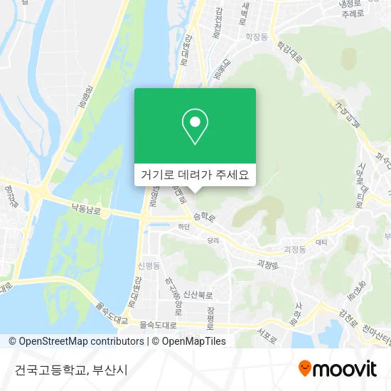 건국고등학교 지도