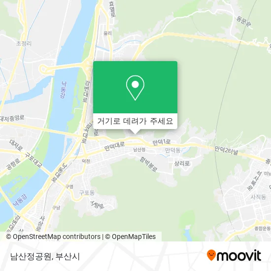 남산정공원 지도
