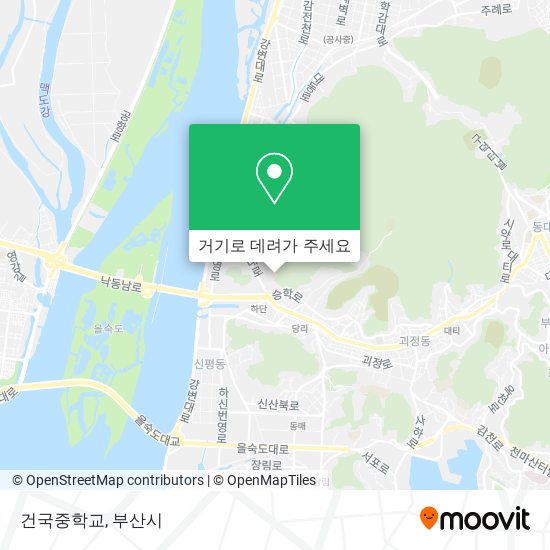 건국중학교 지도