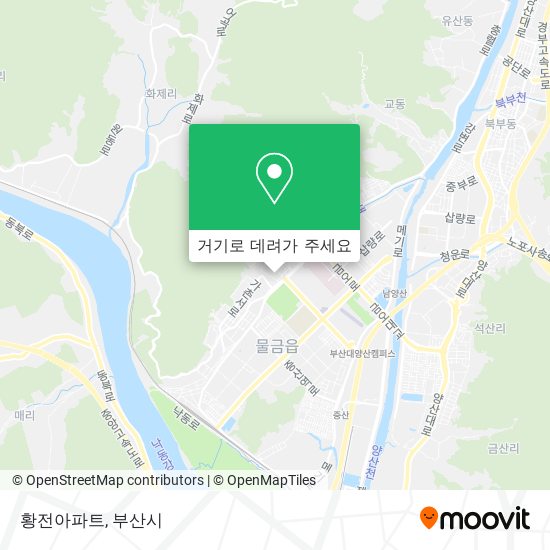 황전아파트 지도