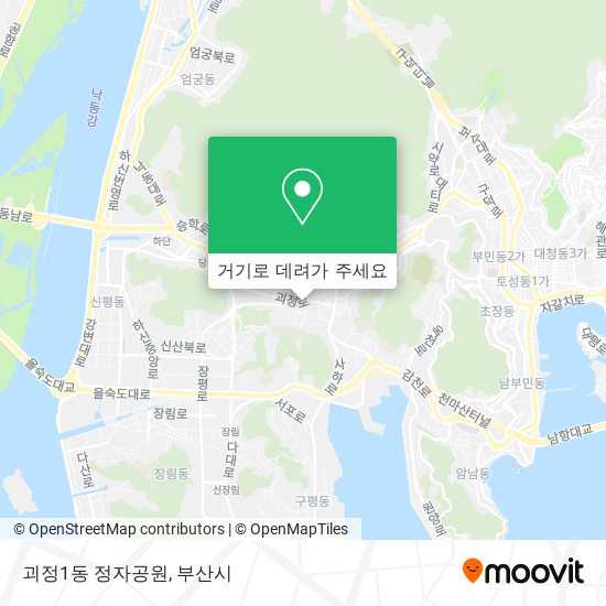 괴정1동 정자공원 지도