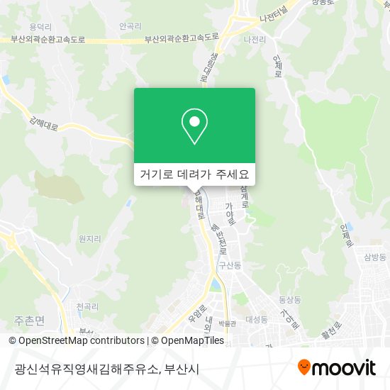광신석유직영새김해주유소 지도