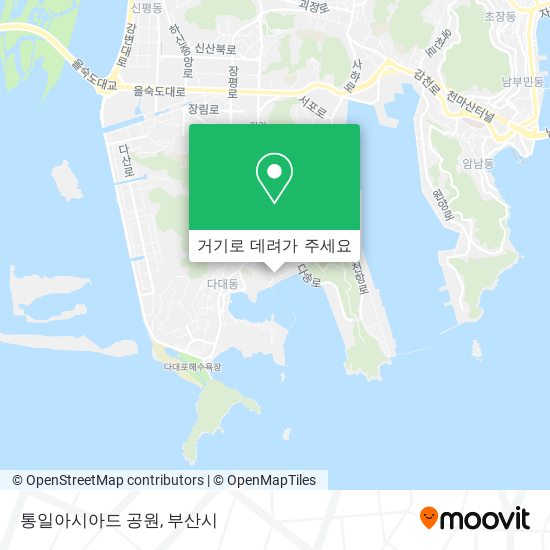통일아시아드 공원 지도