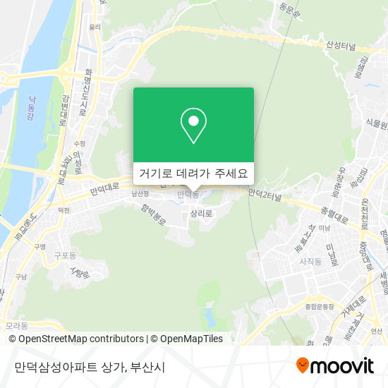 만덕삼성아파트 상가 지도