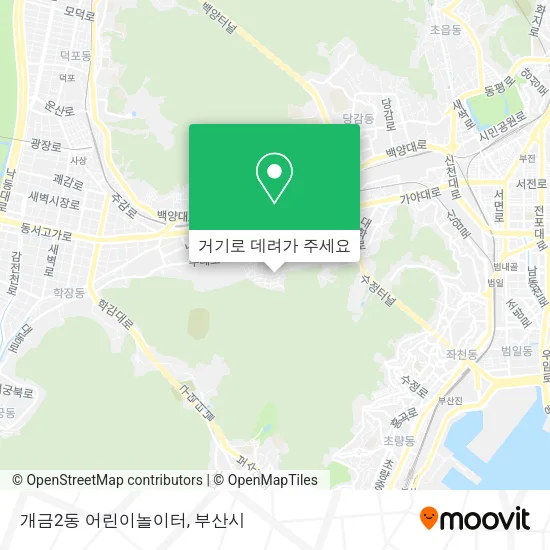 개금2동 어린이놀이터 지도