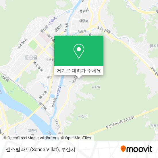 센스빌라트(Sense Villat) 지도