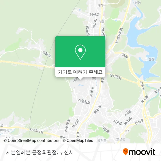 세븐일레븐 금정회관점 지도