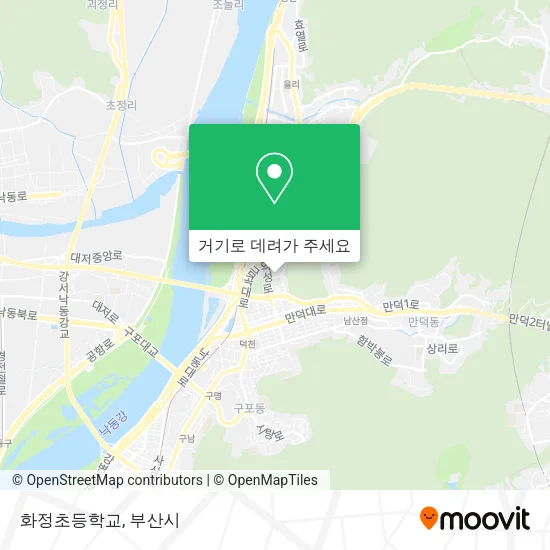 화정초등학교 지도