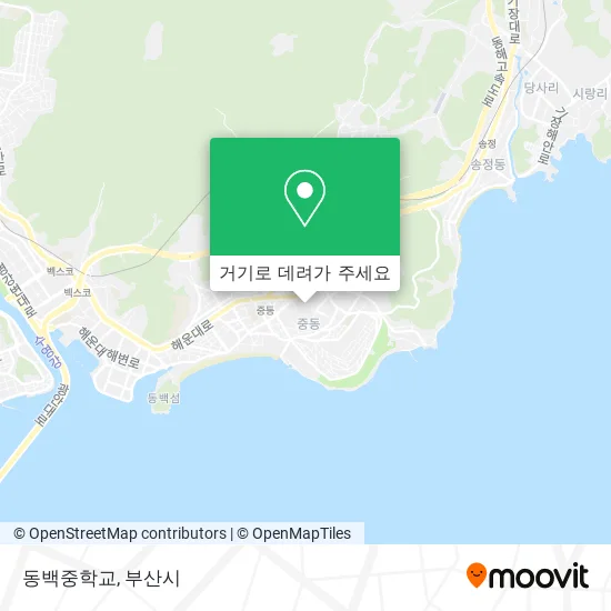 동백중학교 지도