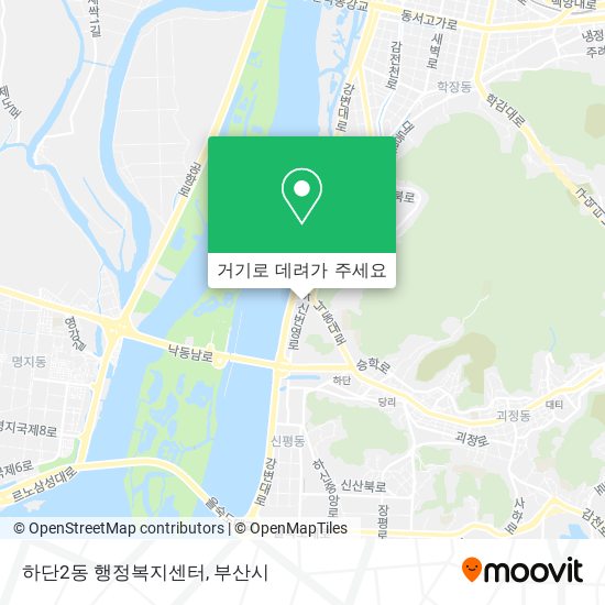 하단2동 행정복지센터 지도