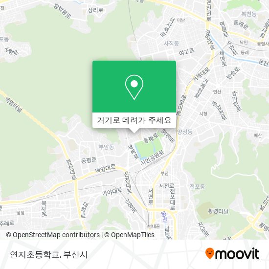 연지초등학교 지도
