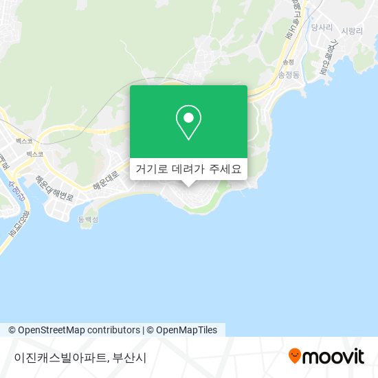 이진캐스빌아파트 지도