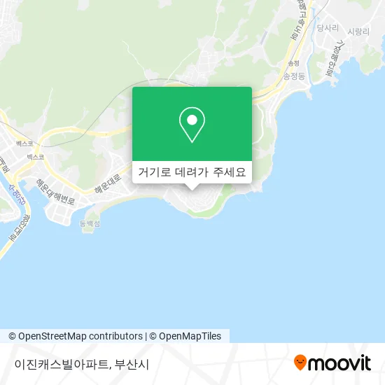 이진캐스빌아파트 지도