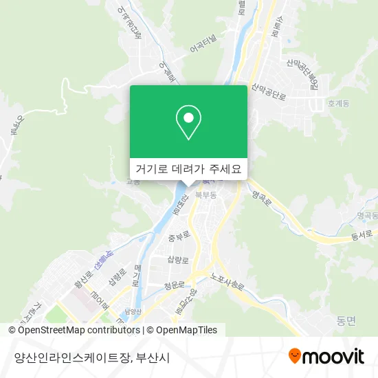 양산인라인스케이트장 지도