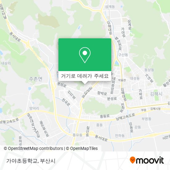 가야초등학교 지도