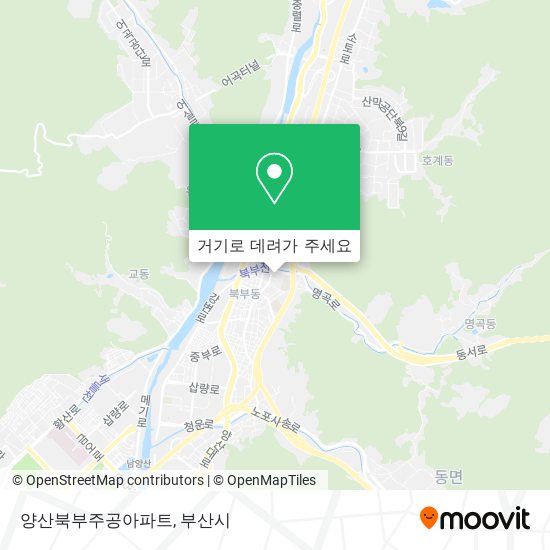 양산북부주공아파트 지도