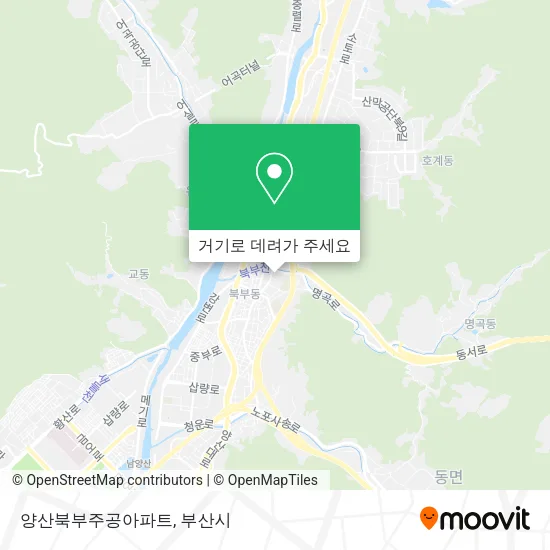 양산북부주공아파트 지도