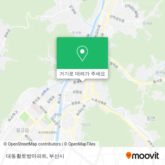 대동황토방아파트 지도