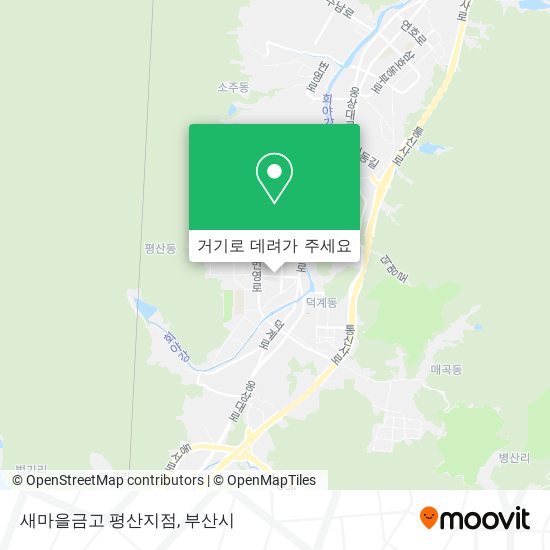 새마을금고 평산지점 지도