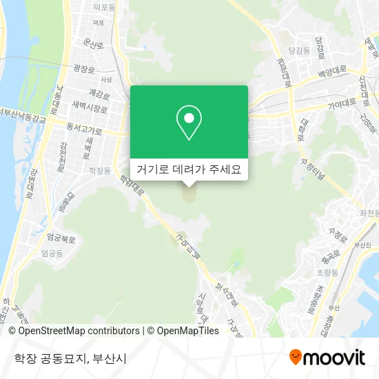 학장 공동묘지 지도