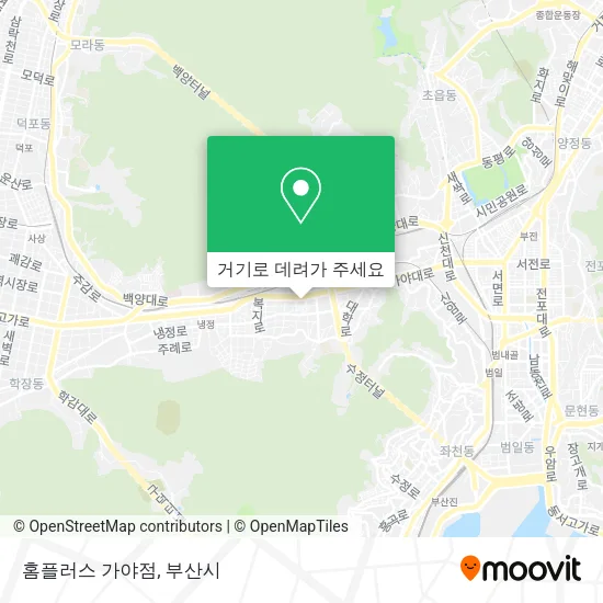 홈플러스 가야점 지도