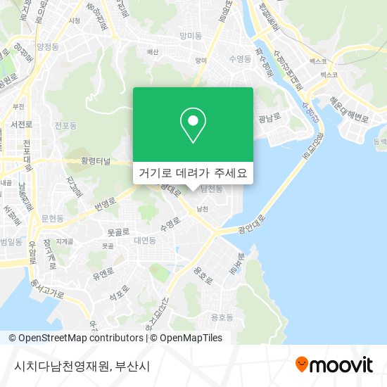 시치다남천영재원 지도