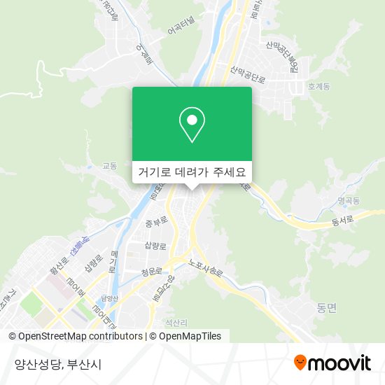 양산성당 지도