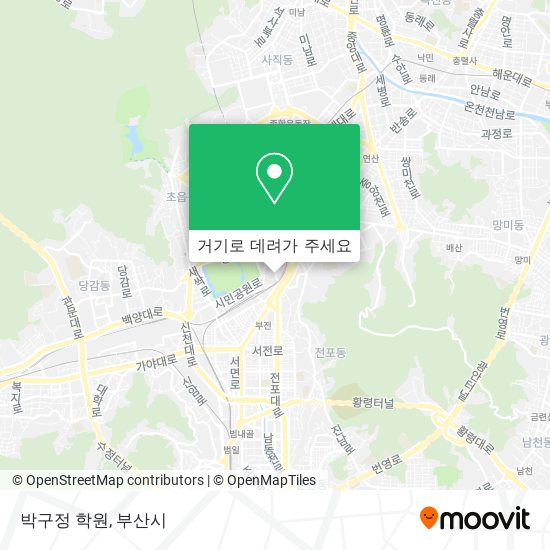 박구정 학원 지도
