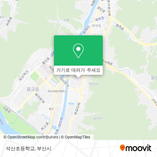 석산초등학교 지도