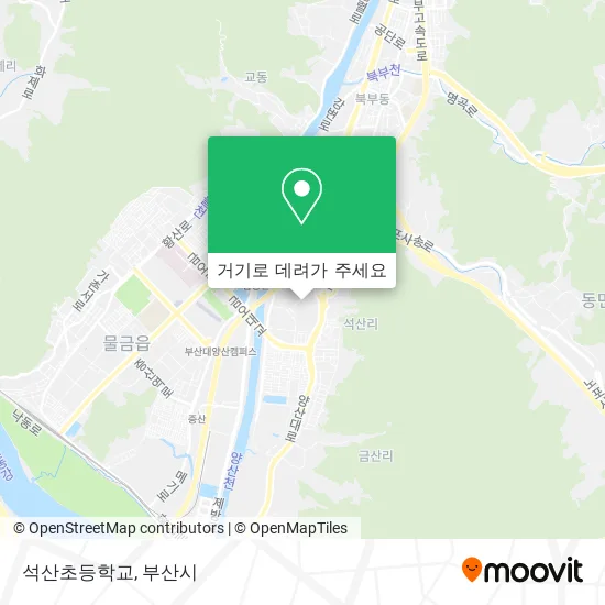 석산초등학교 지도