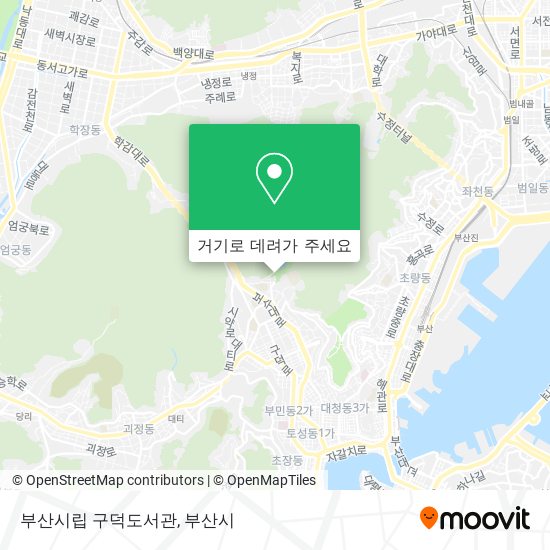 부산시립 구덕도서관 지도