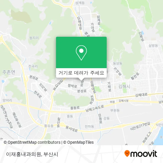 이재홍내과의원 지도