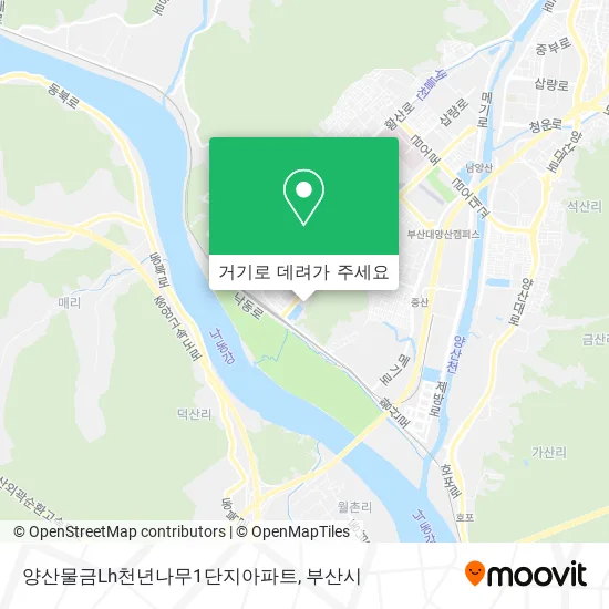 양산물금Lh천년나무1단지아파트 지도