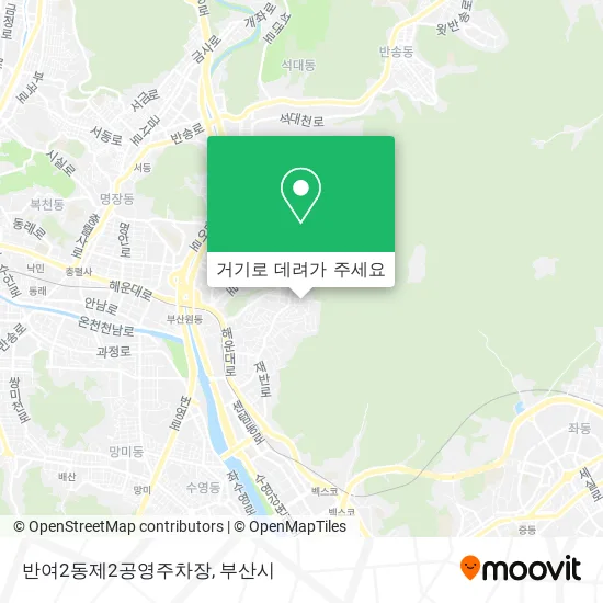 반여2동제2공영주차장 지도