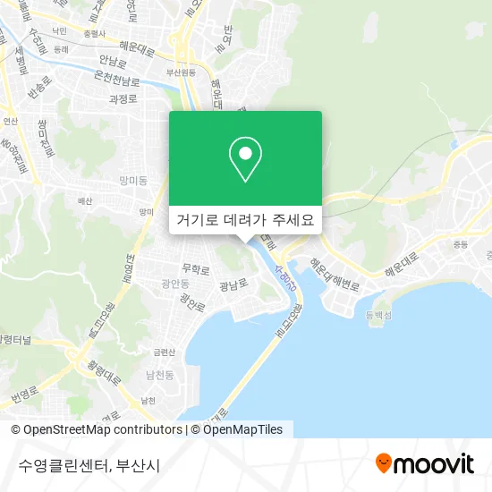 수영클린센터 지도