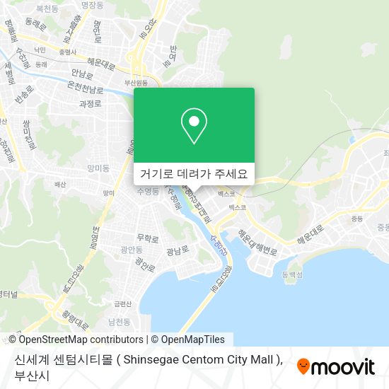 신세계 센텀시티몰 ( Shinsegae Centom City Mall ) 지도