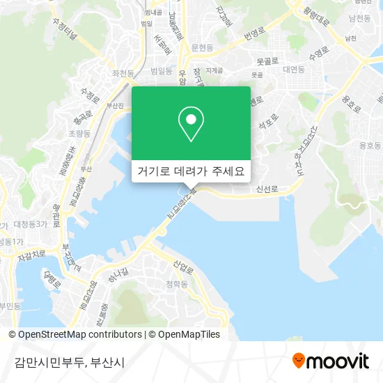 감만시민부두 지도