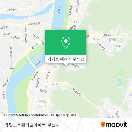 유림노르웨이숲아파트 지도