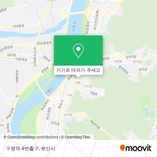 구명역 4번출구 지도