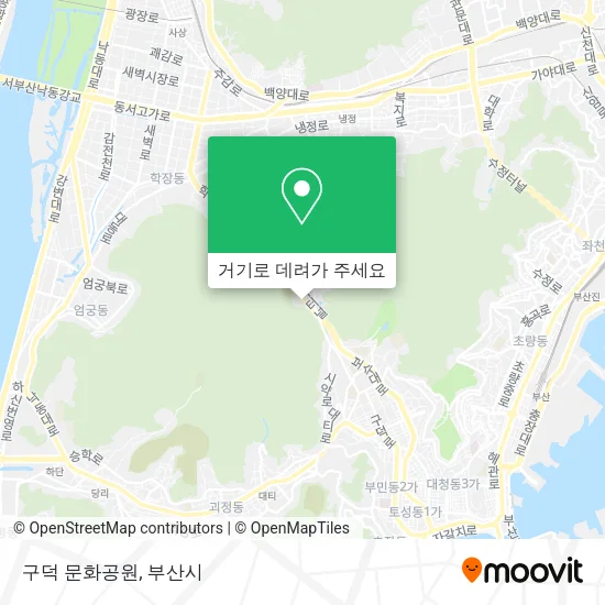 구덕 문화공원 지도