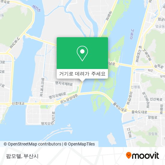 팝모텔 지도